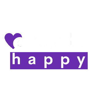 Small Create Happy Logo Purple