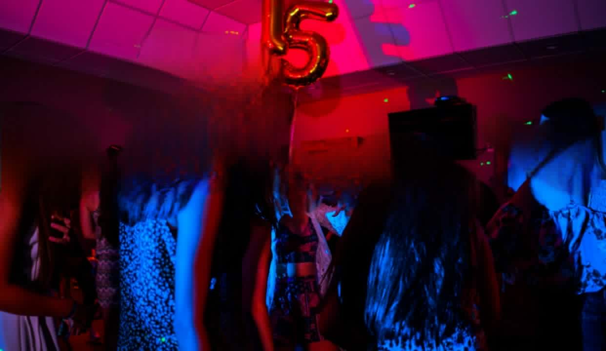 Part scene for a 15th birthday