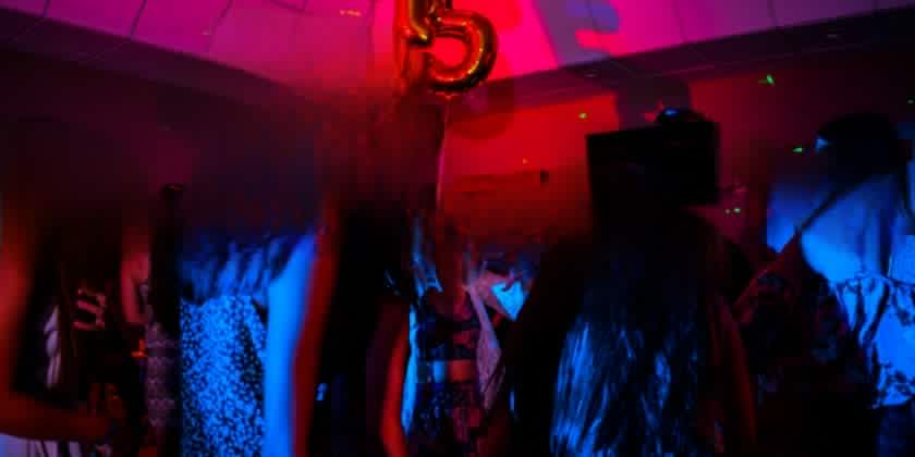 Part scene for a 15th birthday