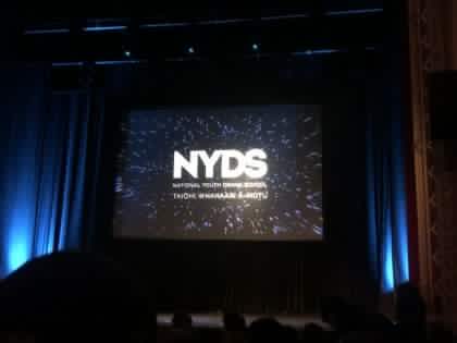 A slide of a NYDS logo